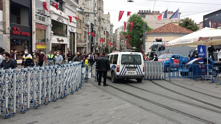 Taksim Meydanı ve İstiklal Caddesi'nde polisten güvenlik önlemleri