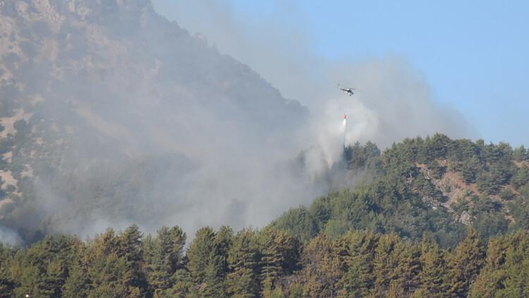 Adana Kozan ve Aladağ'daki yangınlarda son durum! Havadan ve karadan müdahale sürüyor