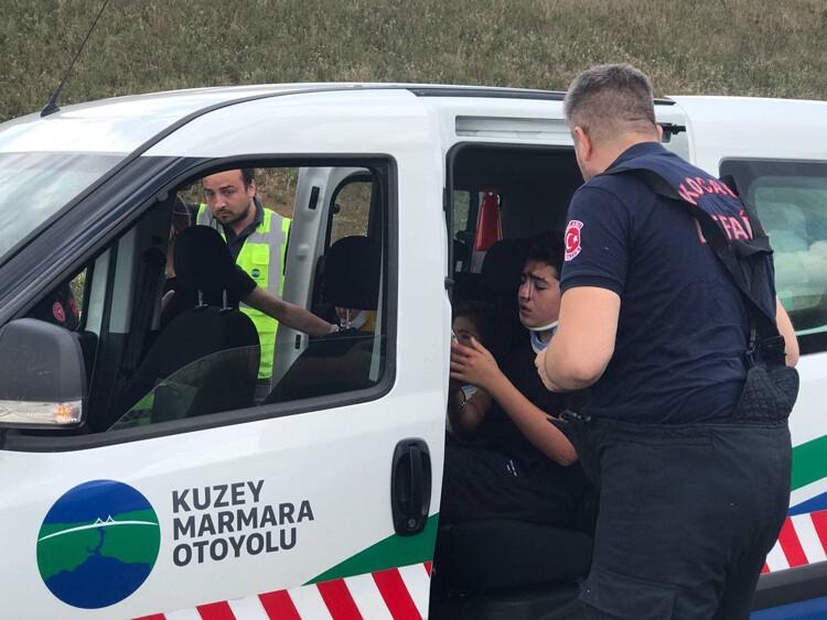 Kuzey Marmara Otoyolu'nda feci kaza! 1 ölü, 4 yaralı 