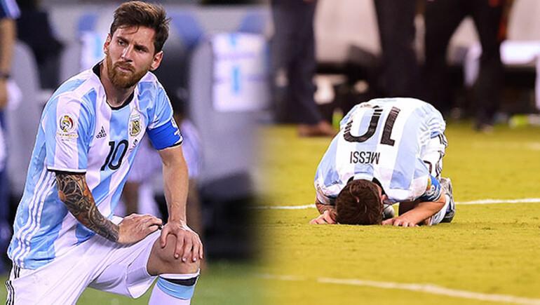 Messi finalde penaltı kaçırdı, milli takımı bıraktı! Şampiyon Şili...