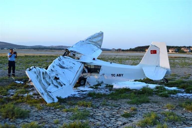 Balıkesir'de eğitim uçağı düştü: Eğitmen ile işadamı öldü
