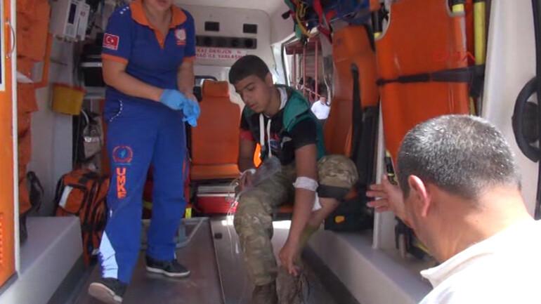 Yaralı ÖSO mensupları Türkiye'ye getirildi