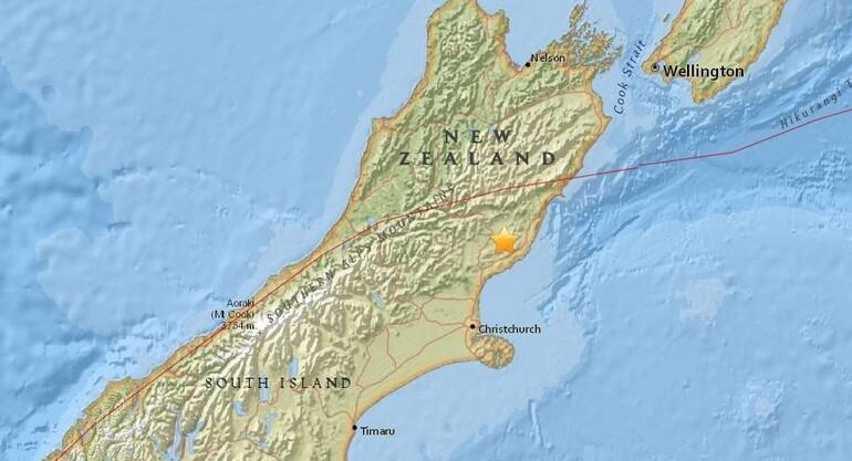 Yeni Zelandada 7.8 büyüklüğünde deprem meydana geldi